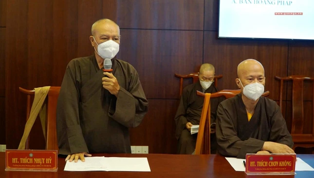 Hòa thượng Thích Nhật Hỷ báo cáo Hoằng pháp Phật giáo TP.HCM Hòa thượng Thích Nhật Hỷ báo cáo Hoằng pháp Phật giáo TP.HCM