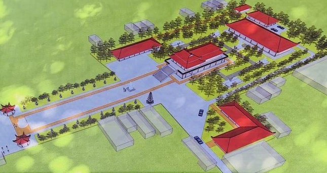 Phối cảnh công trình Dưỡng Chân Tuệ Uyển