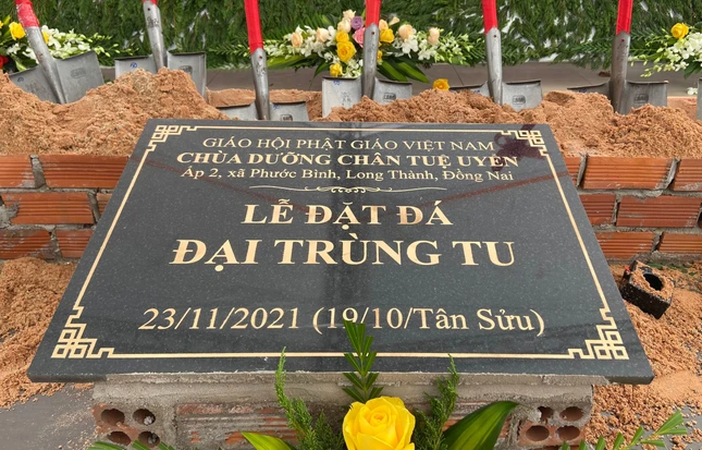 Lễ động thổ đại trùng tu Dưỡng Chân Tuệ Uyển được tổ chức sáng 23-11