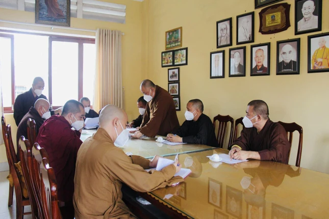 Thường trực Ban Trị sự đã thảo luận và thống nhất danh sách nhân sự 12 ban chuyên môn