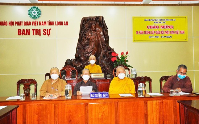 Chư tôn đức Ban Thường trực Ban Trị sự Phật giáo tỉnh Long An