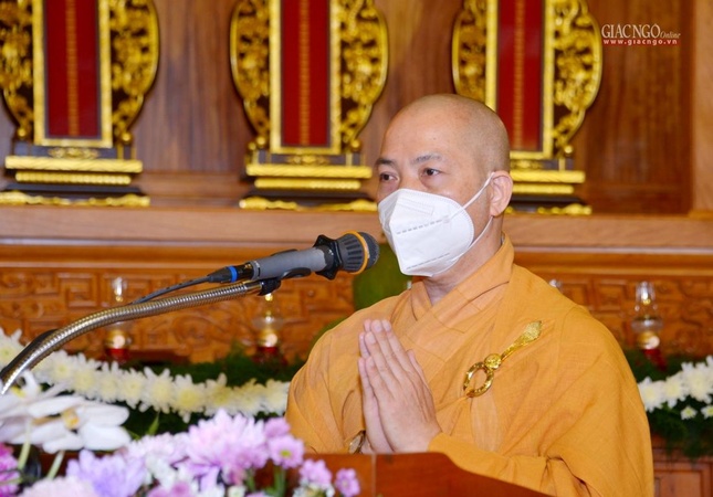 Thượng tọa Thích Quang Thạnh dẫn chương trình lễ tưởng niệm Thượng tọa Thích Quang Thạnh dẫn chương trình lễ tưởng niệm