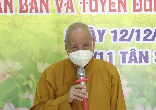 Hòa thượng Thích Thiện Toàn ban đạo từ