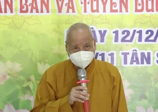 Hòa thượng Thích Thiện Toàn ban đạo từ