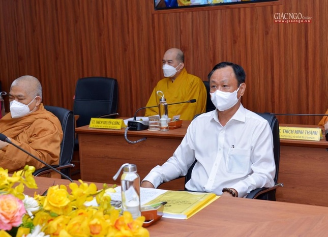 Ông Trà Quang Thanh tham dự hội nghị tại đầu cầu TP.HCM