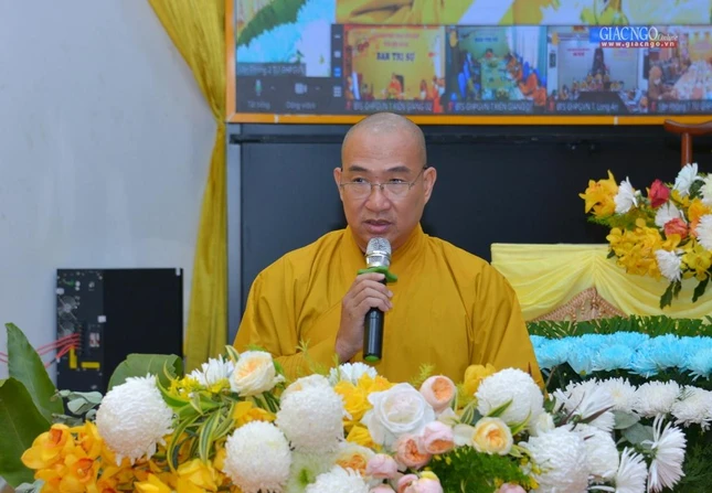 Thượng tọa Thích Phước Nguyên, Ban Kinh tế - Tài chính báo cáo công tác thu chi của Giáo hội