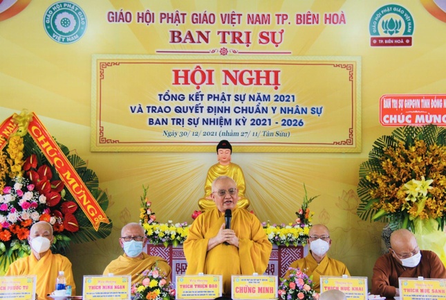 Hòa thượng Thích Thiện Đạo ban đạo từ