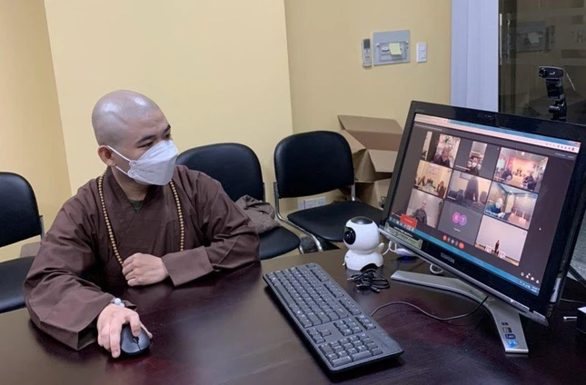 Tại Văn phòng Ban Thông tin - Truyền thông Phật giáo TP.HCM