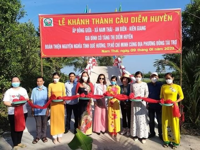 Cắt băng khánh thành cầu kênh Xáng Cắt băng khánh thành cầu kênh Xáng