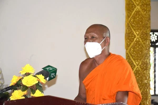 Hòa thượng Danh Đổng phát biểu khai mạc