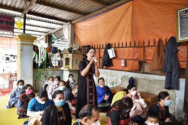 Mỗi năm vào ngày mùng 6 Tết chư tôn đức Phật giáo huyện A Lưới đều tổ chức lễ cầu an đầu năm cho bà con đồng bào trên địa bàn