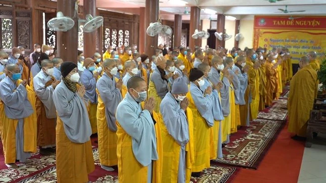 Chư Tăng Ni tổ đình Bồ Đề họp mặt truyền thống