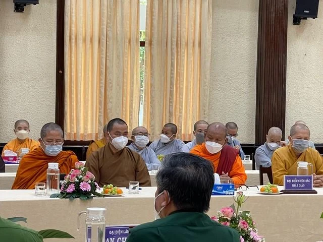 Chư tôn đức Tăng Ni TP.Vũng Tàu tham dự