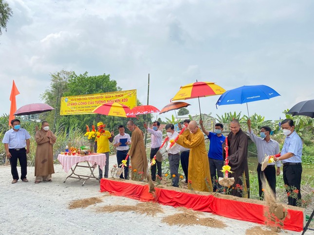 Khởi công xây cầu Tường Nguyên 420 - Ảnh: TN