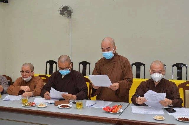 Cuộc họp đã thảo luận các hoạt động Phật sự sắp tới