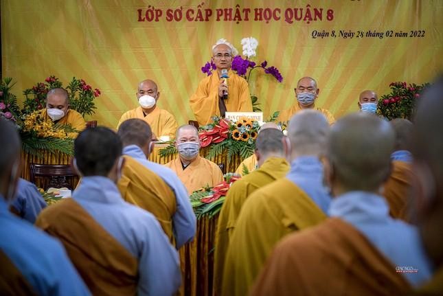 Thượng tọa Thích Thiện Quý hy vọng Lớp Sơ cấp Phật học quận 8 tiếp tục là môi trường ươm mầm thế hệ Tăng, Ni kế thừa trong tương lai