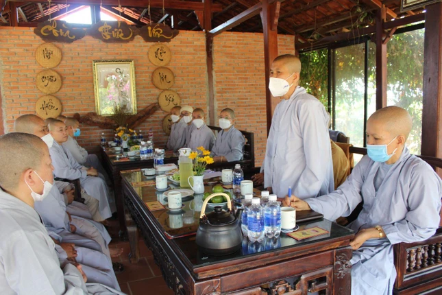 Chư Ni Phân ban Ni giới tỉnh Đắk Nông thảo luận Phật sự ảnh 1