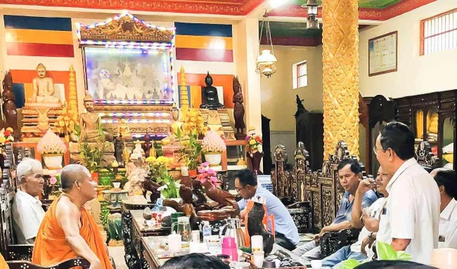 Chùa Buppharam họp chuẩn bị đón mừng Tết Chol Chnam Thmay