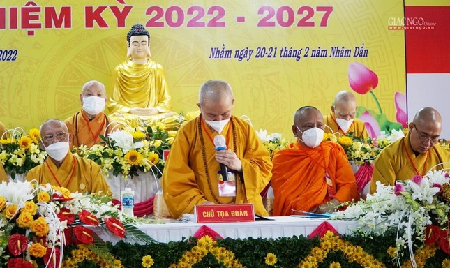 Hòa thượng Thích Niệm Thới phát biểu khai mạc