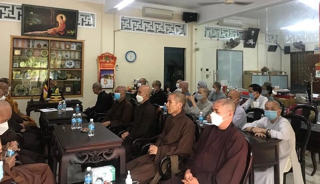 Chư tôn đức Ban Trị sự Phật giáo Khánh Hòa họp triển khai tổ chức Phật đản, an cư