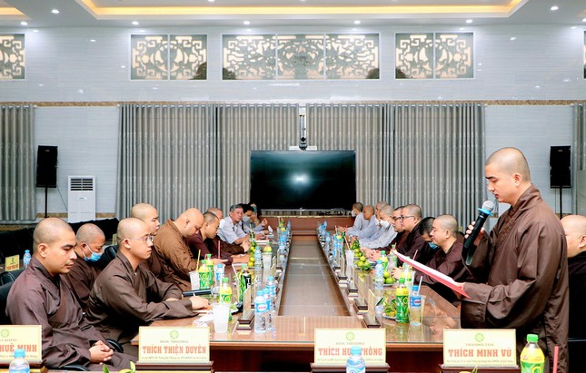 Buổi họp của Ban Hướng dẫn Phật tử tỉnh