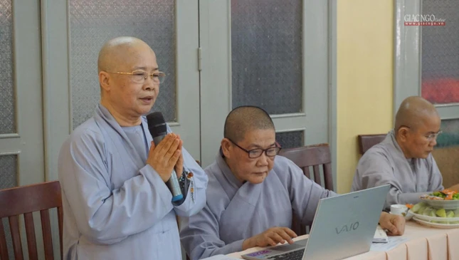 Buổi họp thảo luận công tác tổ chức Đại lễ tưởng niệm tại tổ đình Từ Nghiêm tháng 6-2021