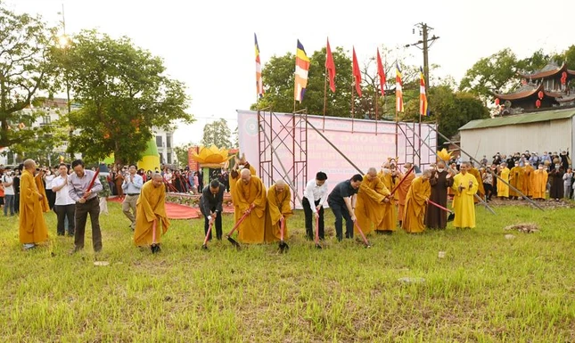 Nghi thức động thổ khởi công trụ sở Ban Trị sự GHPGVN tỉnh Lạng Sơn