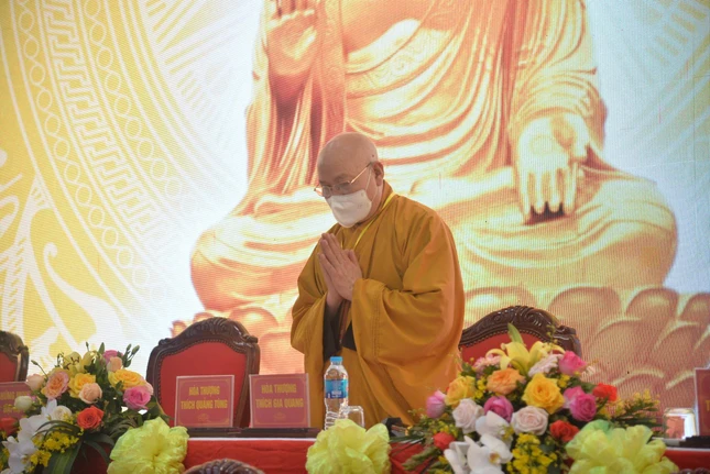 Hòa thượng Thích Quảng Tùng phát biểu khai mạc