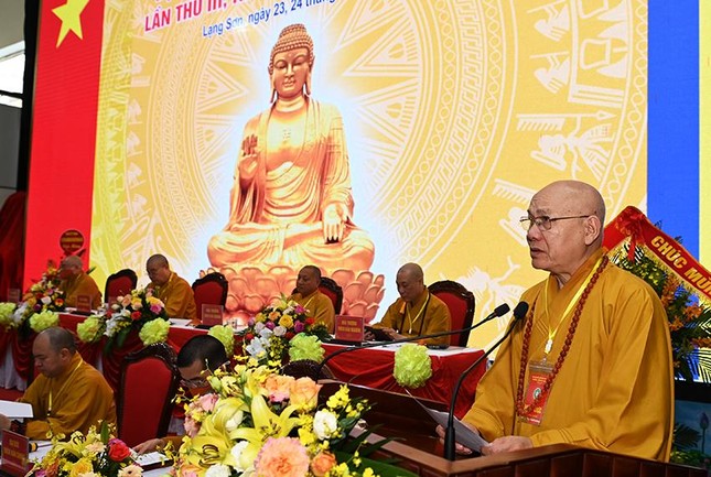 Hòa thượng Thích Quảng Tùng phát biểu khai mạc