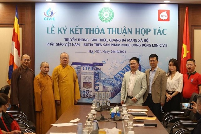 Mạng xã hội Phật giáo VN - Butta ký kết hợp tác, truyền thông sản phẩm nước uống đóng lon civie