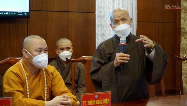 Hòa thượng Thích Hạnh Ngộ nêu một số kinh nghiệm trong công tác trật tự