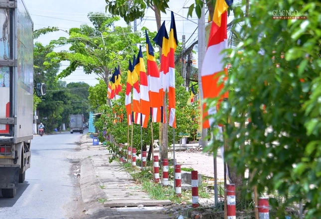 Sắc màu hân hoan chào mừng đại hôi trên đường phố Sắc màu hân hoan chào mừng đại hôi trên đường phố