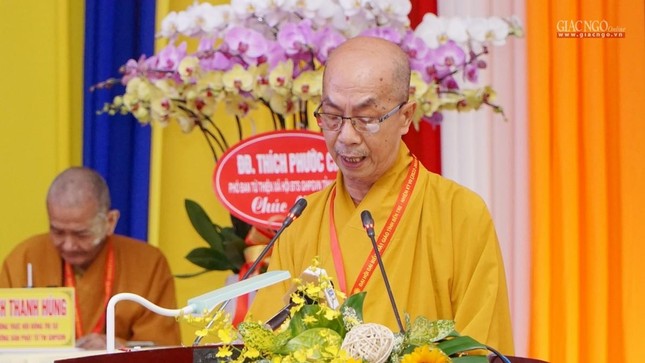 Hòa thượng Thích Nhựt Tấn phát biểu khai mạc