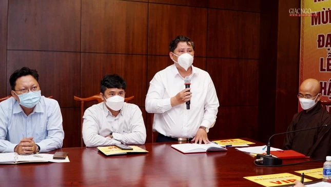 Đại diện Lãnh đạo quận 10 đóng góp ý kiến