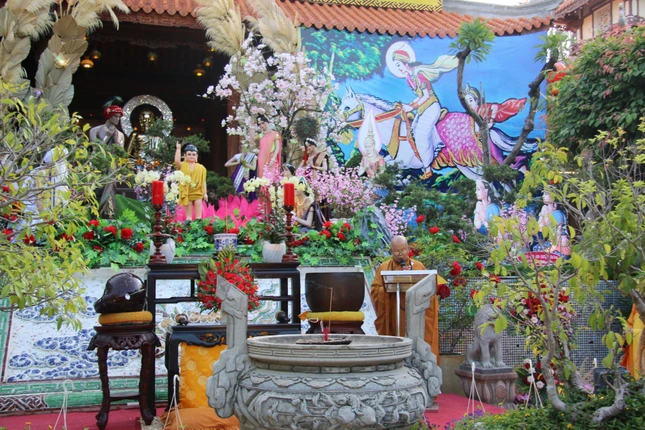 Hòa thượng Thích Quảng Thiện, Chứng minh Ban Trị sự GHPGVN tỉnh tuyên đọc Thông điệp Phật đản Hòa thượng Thích Quảng Thiện, Chứng minh Ban Trị sự GHPGVN tỉnh tuyên đọc Thông điệp Phật đản