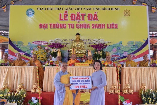 Cúng dường xây dựng chùa Sanh Liên