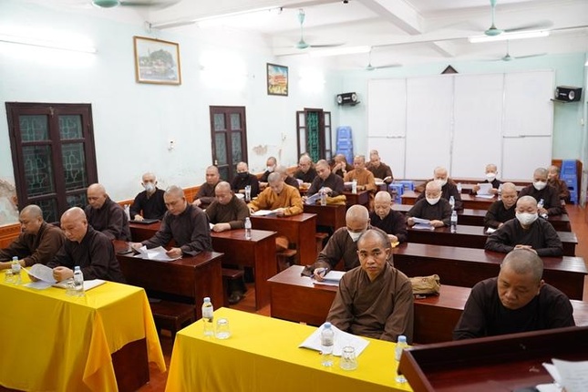 Chư tôn đức đã họp, thảo luận công tác tổ chức Đại hội đại biểu Phật giáo TP.Hà Nội lần thứ IX