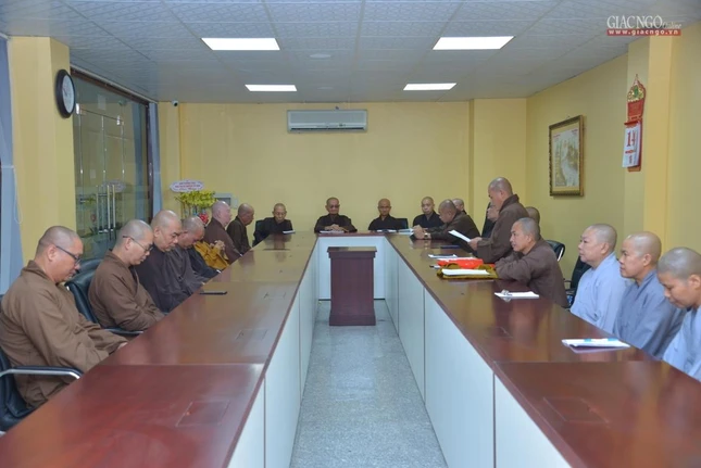 Buổi tổng kết hoạt động Phật sự của Ban Kinh tế - Tài chính khóa IX, nhiệm kỳ 2017-2022