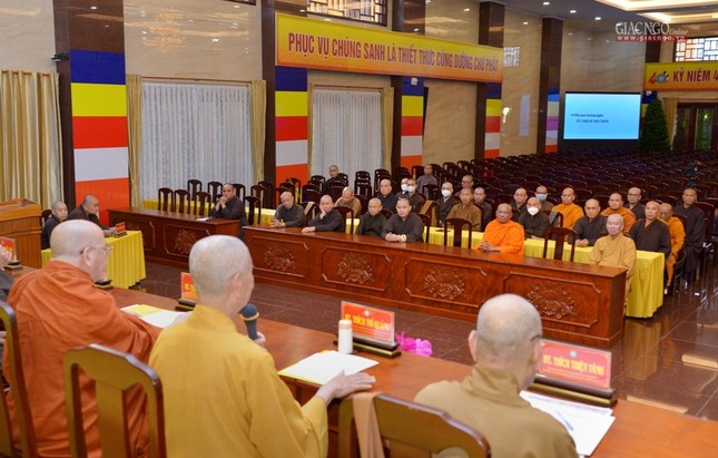 Buổi họp toàn Ban Trị sự GHPGVN TP.HCM khóa IX, nhiệm kỳ 2017-2022