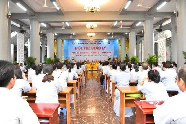 Hội thi giáo lý thu hút 250 Phật tử TP.Vũng Tàu tham gia