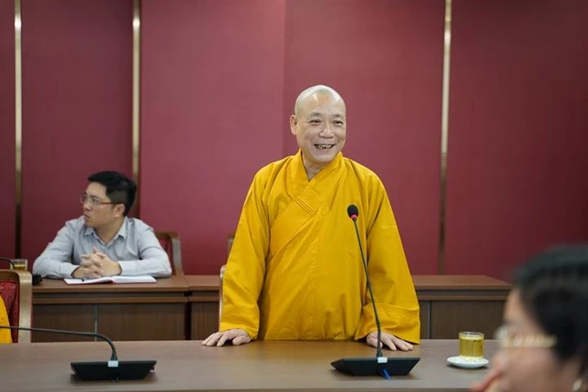 Hòa thượng Thích Bảo Nghiêm trân trọng cảm ơn lãnh đạo Thành ủy - HĐND - UBND - Ủy ban MTTQVN TP.Hà Nội quan tâm, tạo mọi điều kiện, giúp đỡ trong suốt quá trình tổ chức đại hội