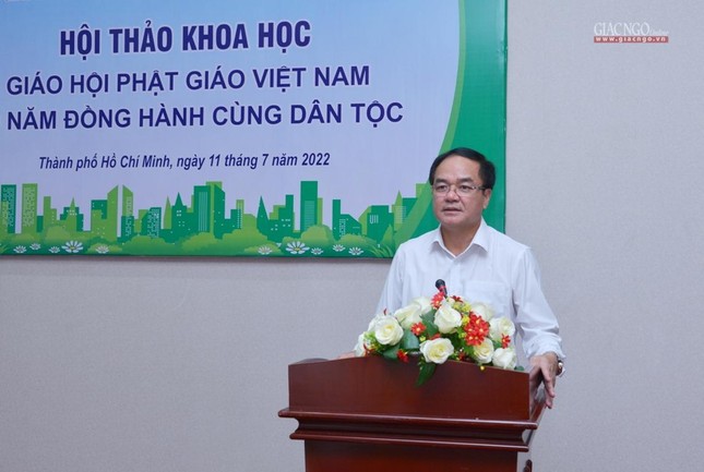 Ông Vũ Chiến Thắng phát biểu đúc kết tại hội thảo
