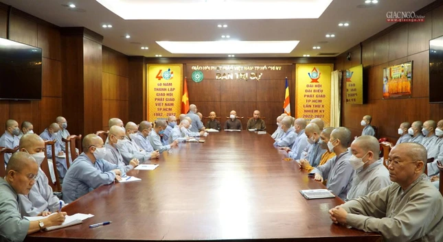 Chư Ni Phân ban Ni giới TP.HCM hiện diện 38/49 thành viên nhiệm kỳ 2017-2022