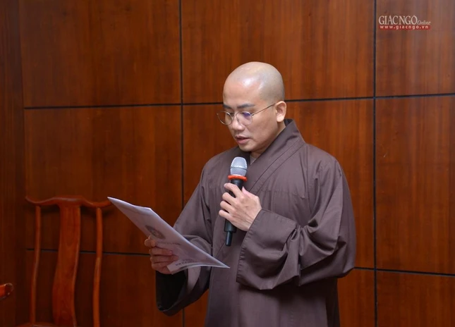 Thượng tọa Thích Minh Cần, Phó Trưởng ban kiêm Chánh Thư ký Ban Tăng sự GHPGVN TP.HCM