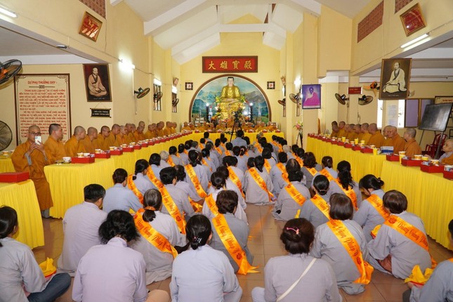 Đạo tràng chùa Phật Đà ngày tạ pháp, lễ Vu lan - Báo hiếu - Ảnh: Minh Lộc