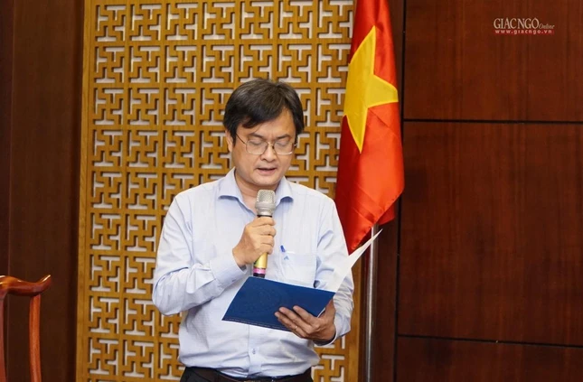 Đọc quyết định của Ủy ban Trung ương MTTQVN công nhận Hòa thượng Thích Lệ Trang đảm nhiệm Phó Chủ tịch không chuyên trách Ủy ban MTTQVN TP.HCM