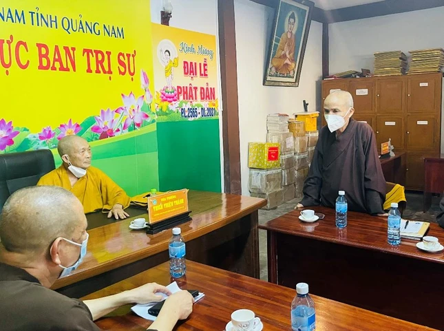 Buổi họp sơ kết, thảo luận chuẩn bị tổ chức Đại hội Phật giáo tỉnh nhiệm kỳ 2022-2027