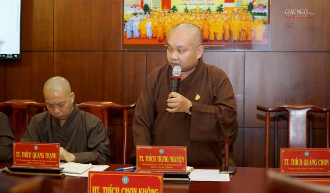Thượng tọa Thích Trung Nguyện trình nhân sự Ban Quản trị 3 ngôi chùa do Ban Trị sự quản lý Thượng tọa Thích Trung Nguyện trình nhân sự Ban Quản trị 3 ngôi chùa do Ban Trị sự quản lý