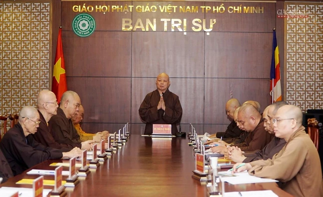 Chư tôn đức Ban Thường trực đã thảo luận, thống nhất một số Phật sự sắp tới Chư tôn đức Ban Thường trực đã thảo luận, thống nhất một số Phật sự sắp tới