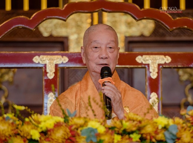 Đức Quyền Pháp chủ GHPGVN ban đạo từ tại lễ khai mạc